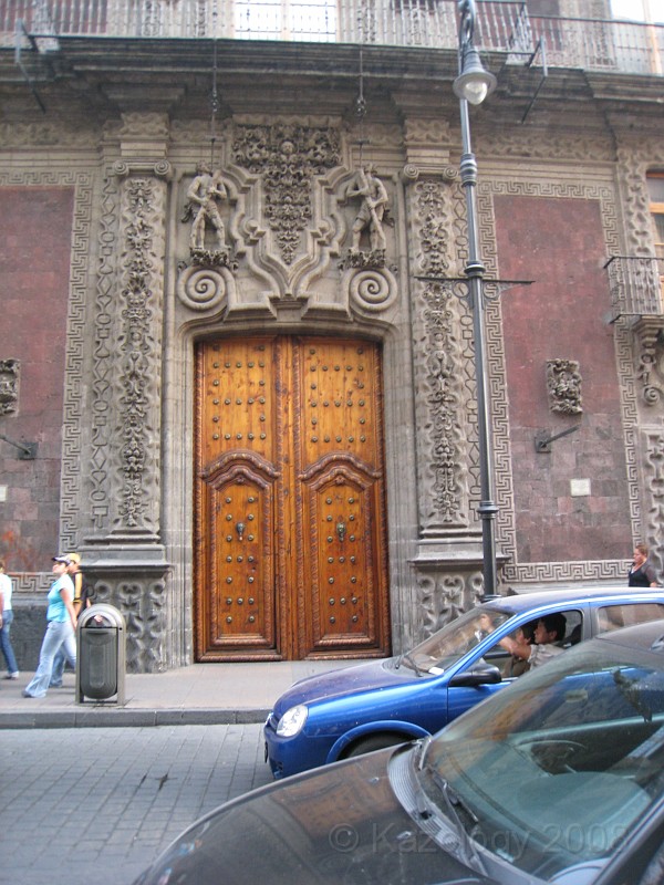 Mexico Pyramids - Mexico City 2009 1325.jpg - A trip to the Teotihuacan area of Mexico to visit the pyramids. A vast complex and a great climb to the top. This was followed by lunch in a cave, then a visit to the historical center of Mexico City. March 2009.